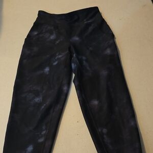 Old Navy Kids Black Tie-Dye Leggings